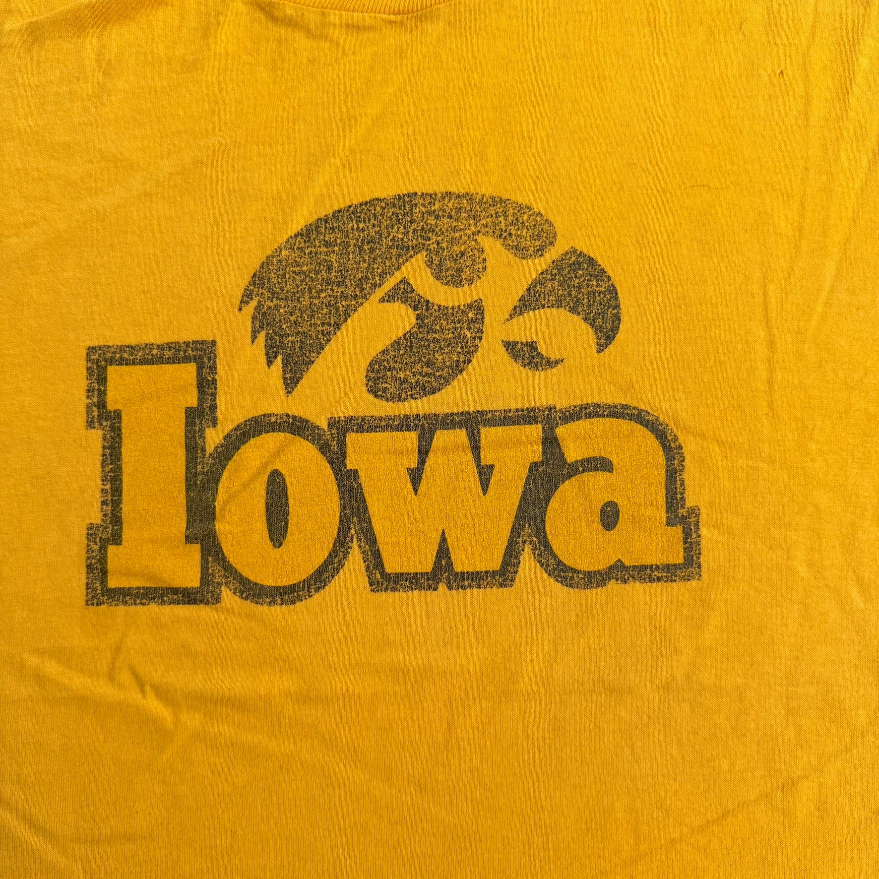 J- Vintage 90s University Of Iowa Graphic Made In USA Single Stitch Tee - XL