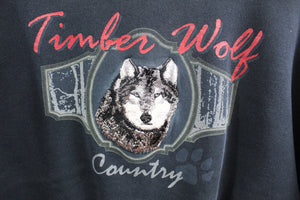 Timberwolf Country Embroidered Crewneck