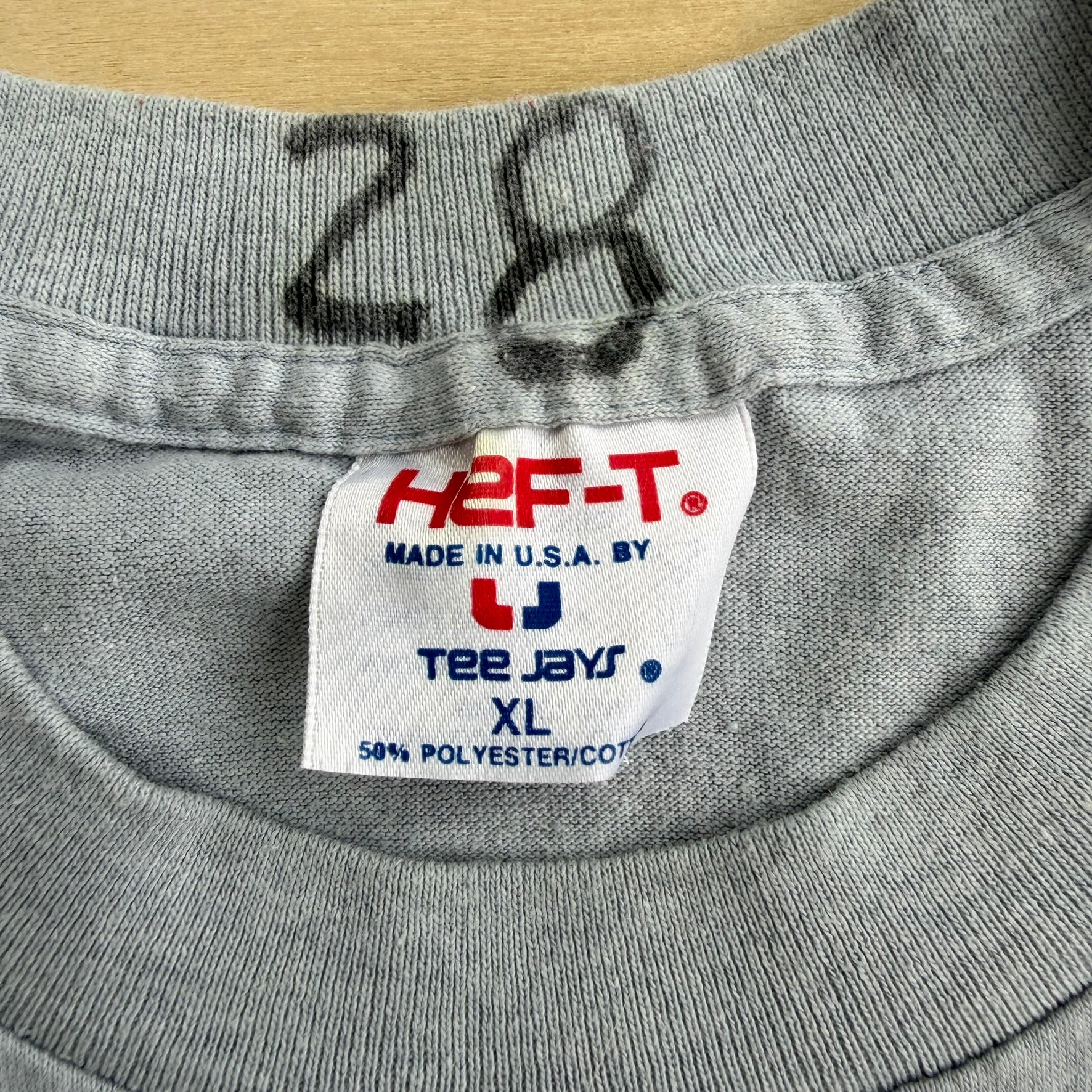 J- Vintage 90s Gary Cross Country Text Graphic Made In USA Single Stitch Long Sleeve Tee - XL