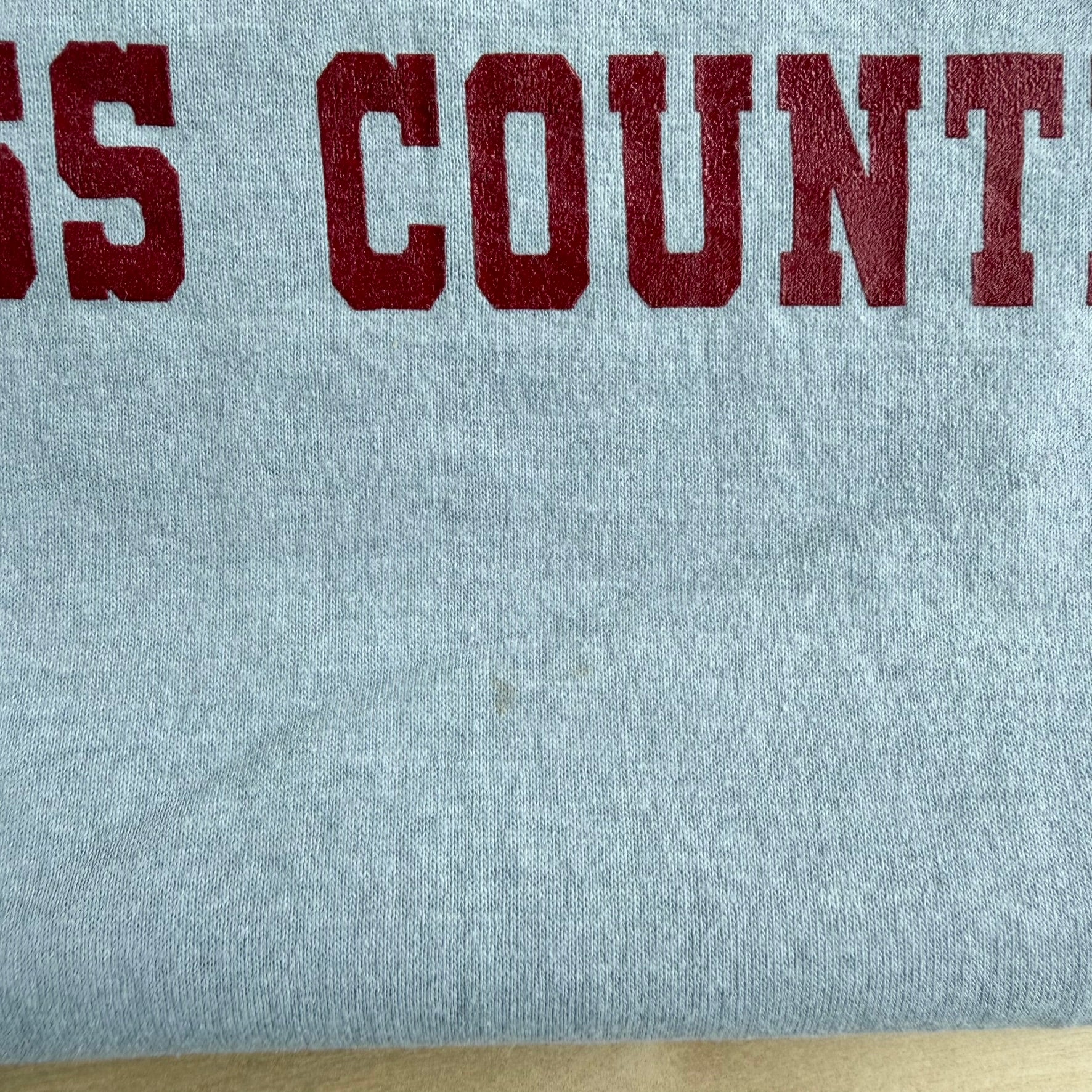 J- Vintage 90s Gary Cross Country Text Graphic Made In USA Single Stitch Long Sleeve Tee - XL