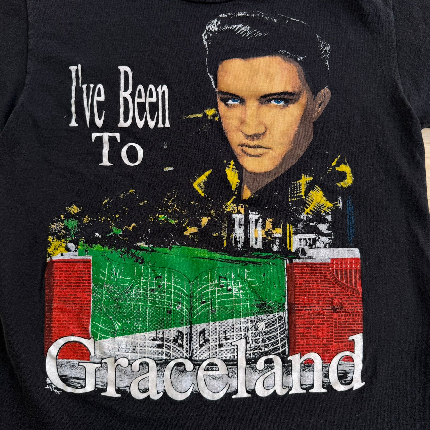 Vintage Elvis Presley Graceland Graphic Made In USA Tee - M