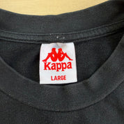 J- Vintage Kappa Embroidered Logo & Text Crewneck - L