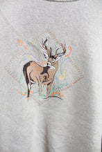Load image into Gallery viewer, Vintage Deer Embroidered Crewneck Crewneck
