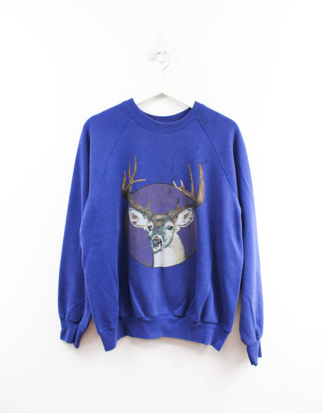 Vintage Deer In Circle Crewneck