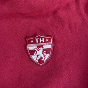 J- Vintage Tommy Hilfiger Embroidered Crest Quarter Zip Crewneck - L