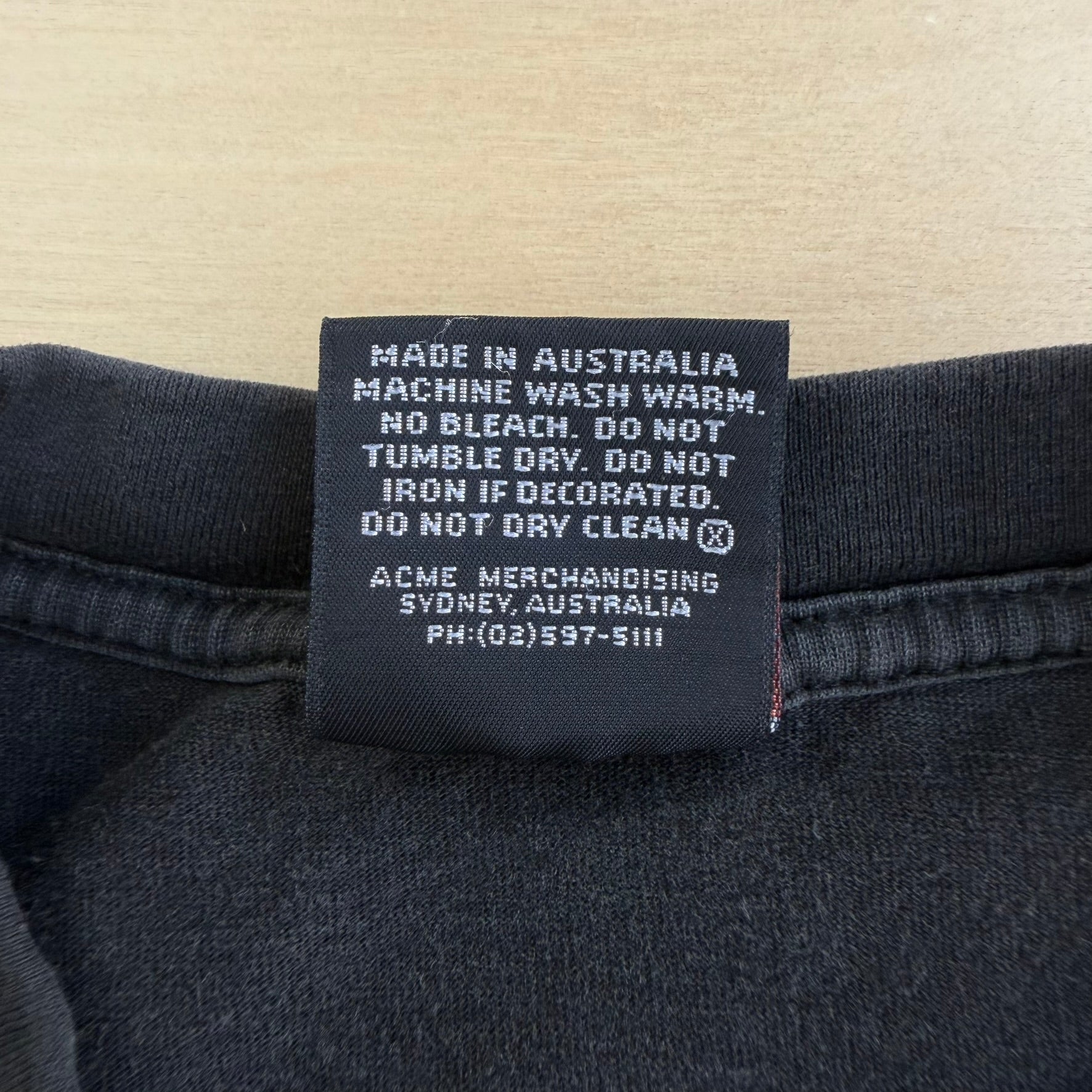 Vintage '95 Harley Davidson Sydney Australia Graphic Made In Australia Single Stitch Tee - M
