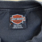 Vintage '98 Harley Davidson Savannah Georgia 95th Anniversary Graphic Made In USA Tee - XL