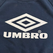 J- Vintage Umbro Training Logo & Text Crewneck - L
