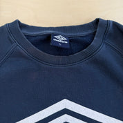 J- Vintage Umbro Training Logo & Text Crewneck - L