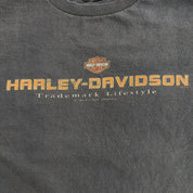 Vintage '95 Harley Davidson Eindhoven Holland Graphic Made In USA Single Stitch Tee - XL