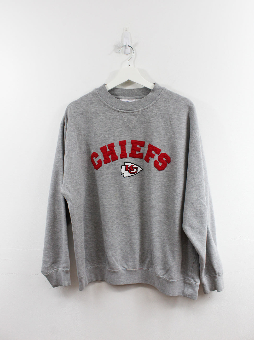 NFL Kansas City Chiefs Embroidered Crewneck