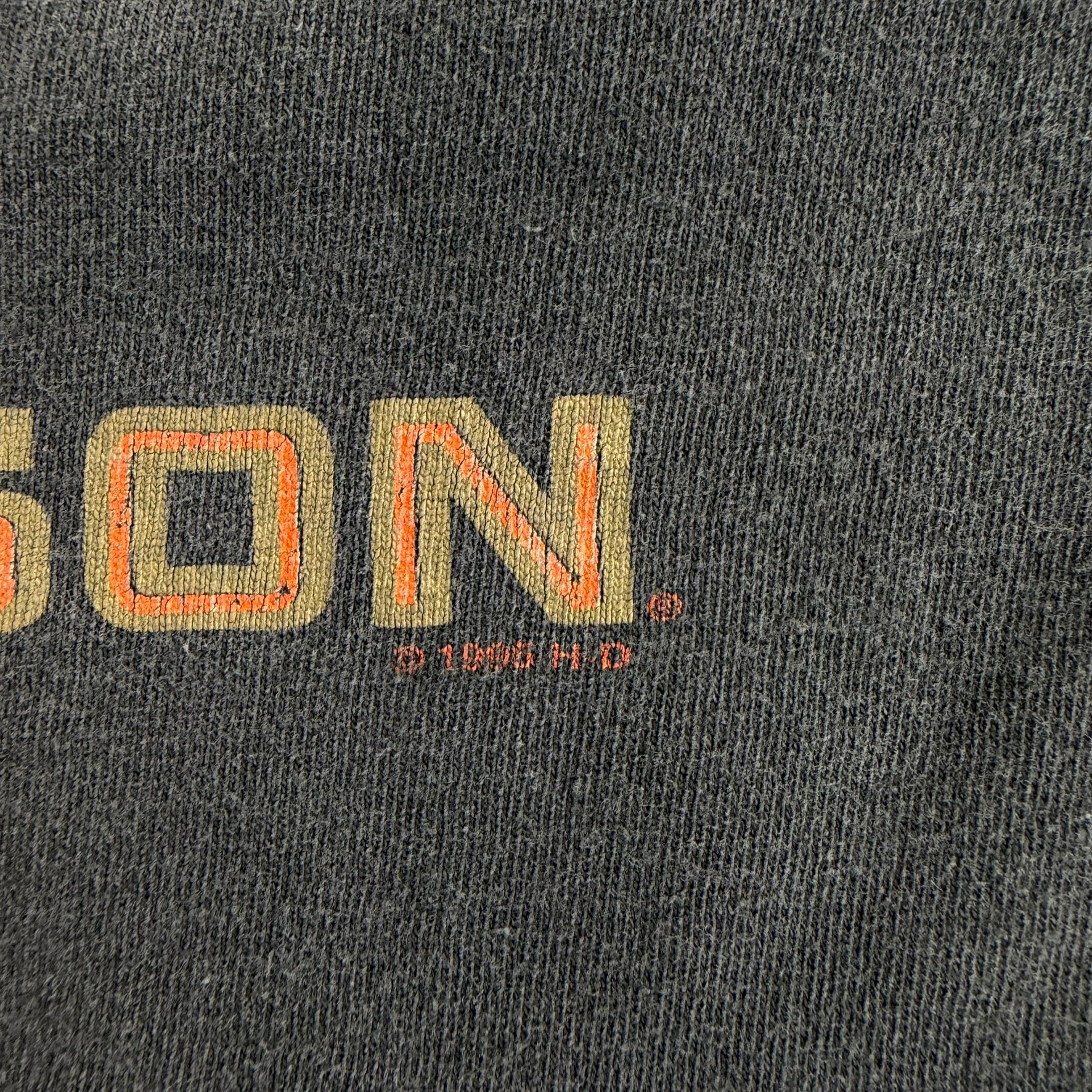 Vintage '95 Harley Davidson Eindhoven Holland Graphic Made In USA Single Stitch Tee - XL