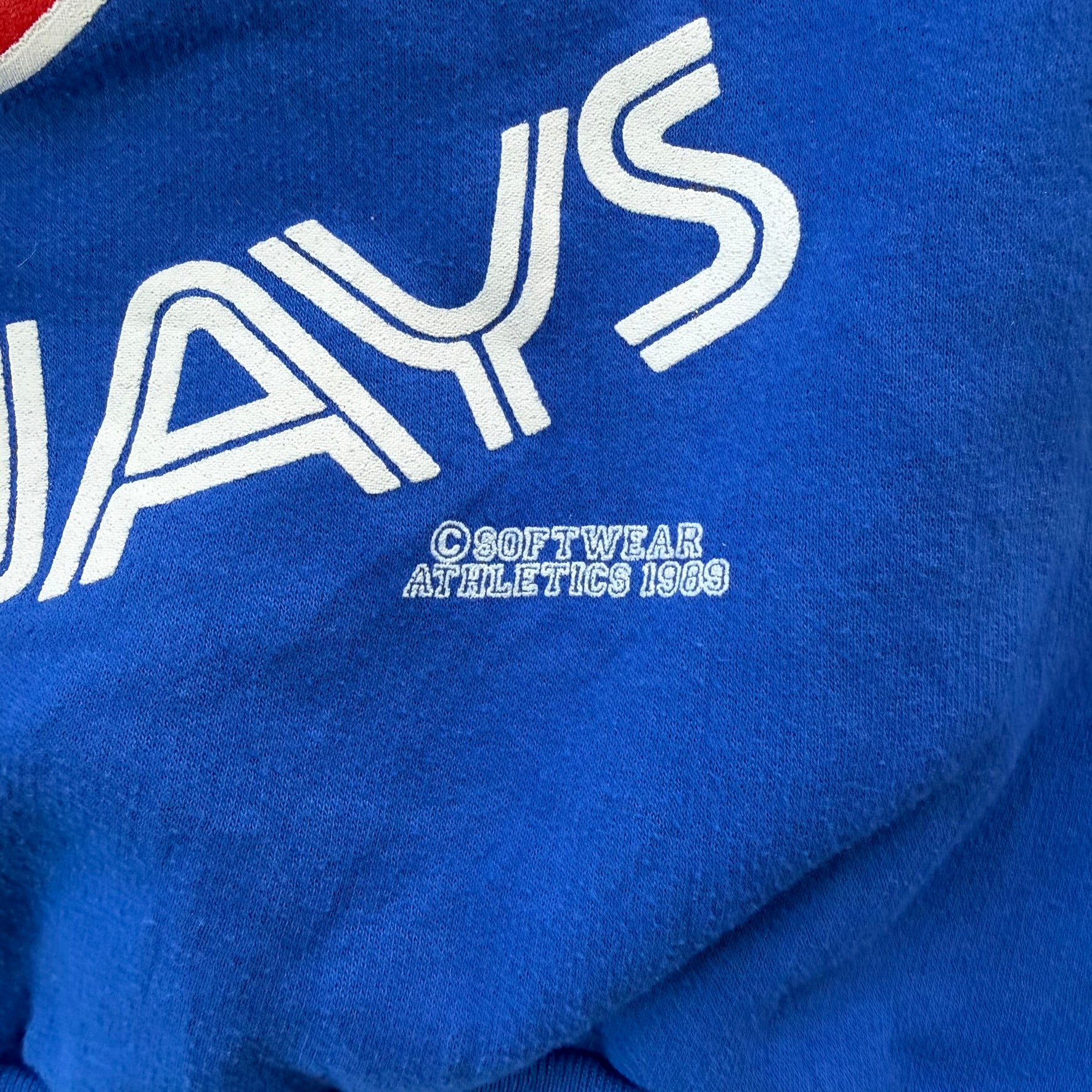 J- Vintage '89 Toronto Blue Jays MLB Graphic Crewneck -  L