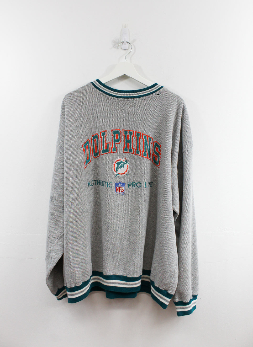 NFL Miami Dolphins Embroidered Crewneck