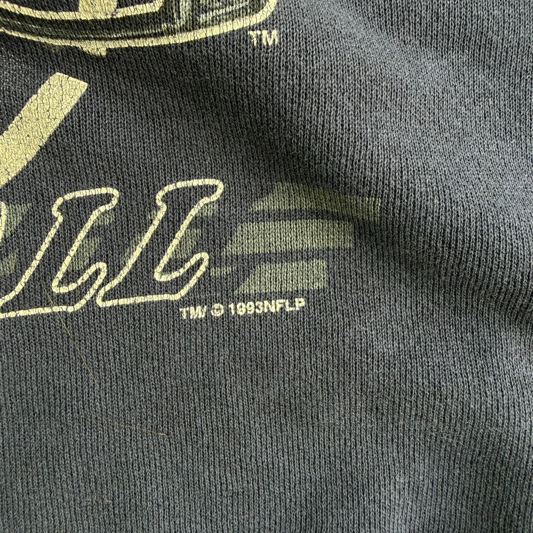 J- Vintage '93 Dallas Cowboy NFL Graphic & Text Crewneck - XL