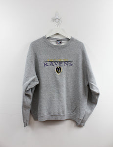NFL Baltimore Ravens Embroidered Logo Crewneck