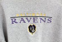 Load image into Gallery viewer, NFL Baltimore Ravens Embroidered Logo Crewneck
