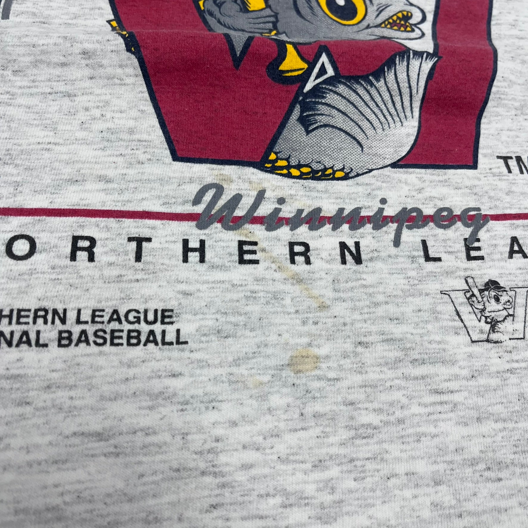 F- Vintage 1994 Winnipeg Golden Eye Baseball Team Single Stitch Tee
