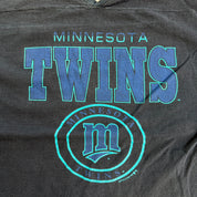 J- Vintage '92 Minnesota Twins MLB Graphic Made In USA Single Stitch Tee - XL
