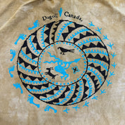 J- Vintage Vancouver Ancient Cave Art Rainmaker Jumbo Print Single Stitch Tee - M