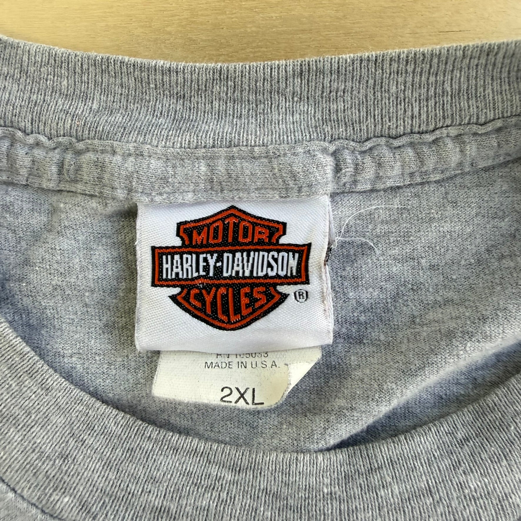 Vintage '11 Harley Davidson Sturgis South Dakota Jumbo Print Graphic Made In USA Tee - 2XL