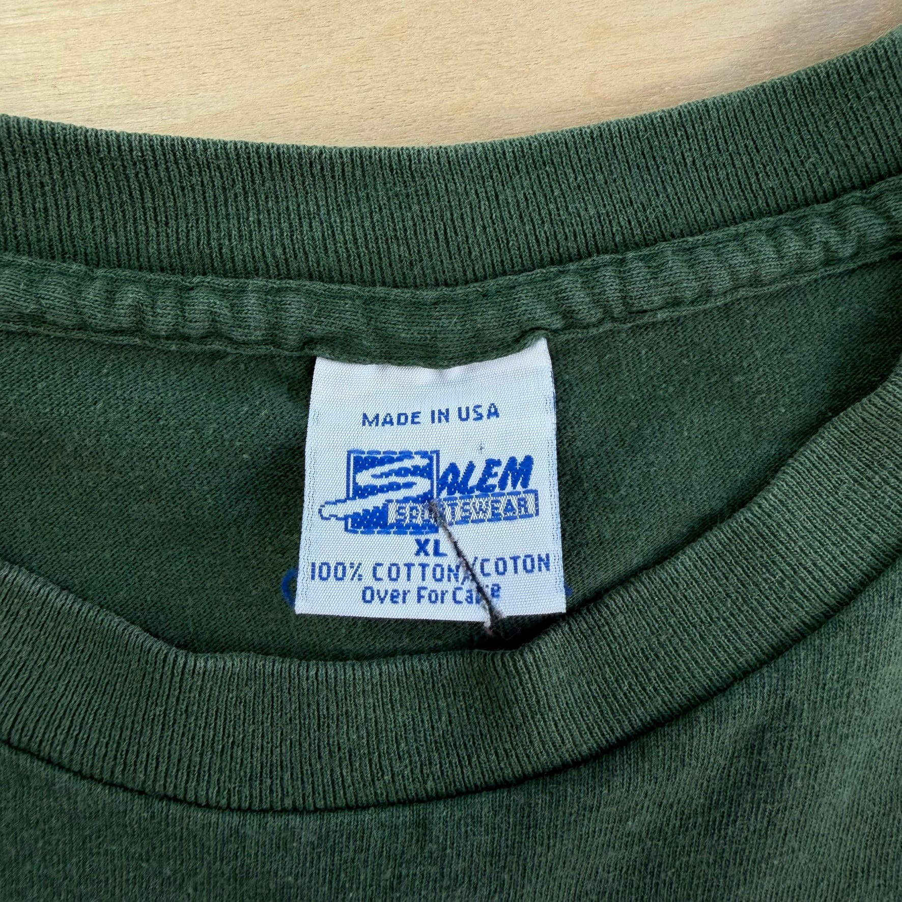 J- Vintage '92 Oakland Athletic MLB Graphic Made In USA Single Stitch Tee - XL