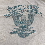 Vintage '11 Harley Davidson Sturgis South Dakota Jumbo Print Graphic Made In USA Tee - 2XL