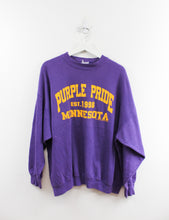 Load image into Gallery viewer, Vintage 98&#39; Minnesota Purple Pride Crewneck
