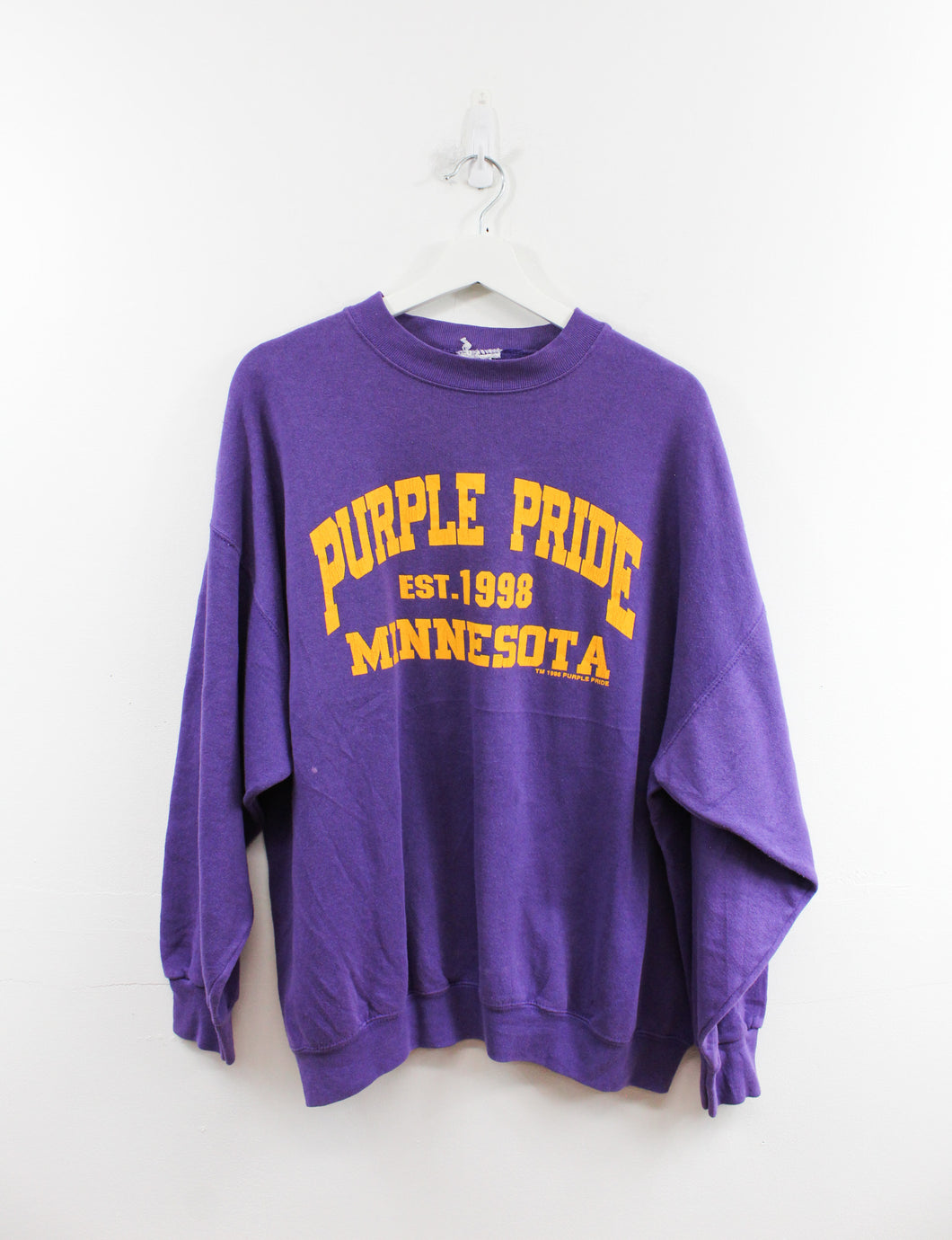 Vintage 98' Minnesota Purple Pride Crewneck