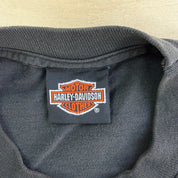 Vintage '91 Harley Davidson New Jersey Graphic Made In USA Single Stitch Pocket Tee - L