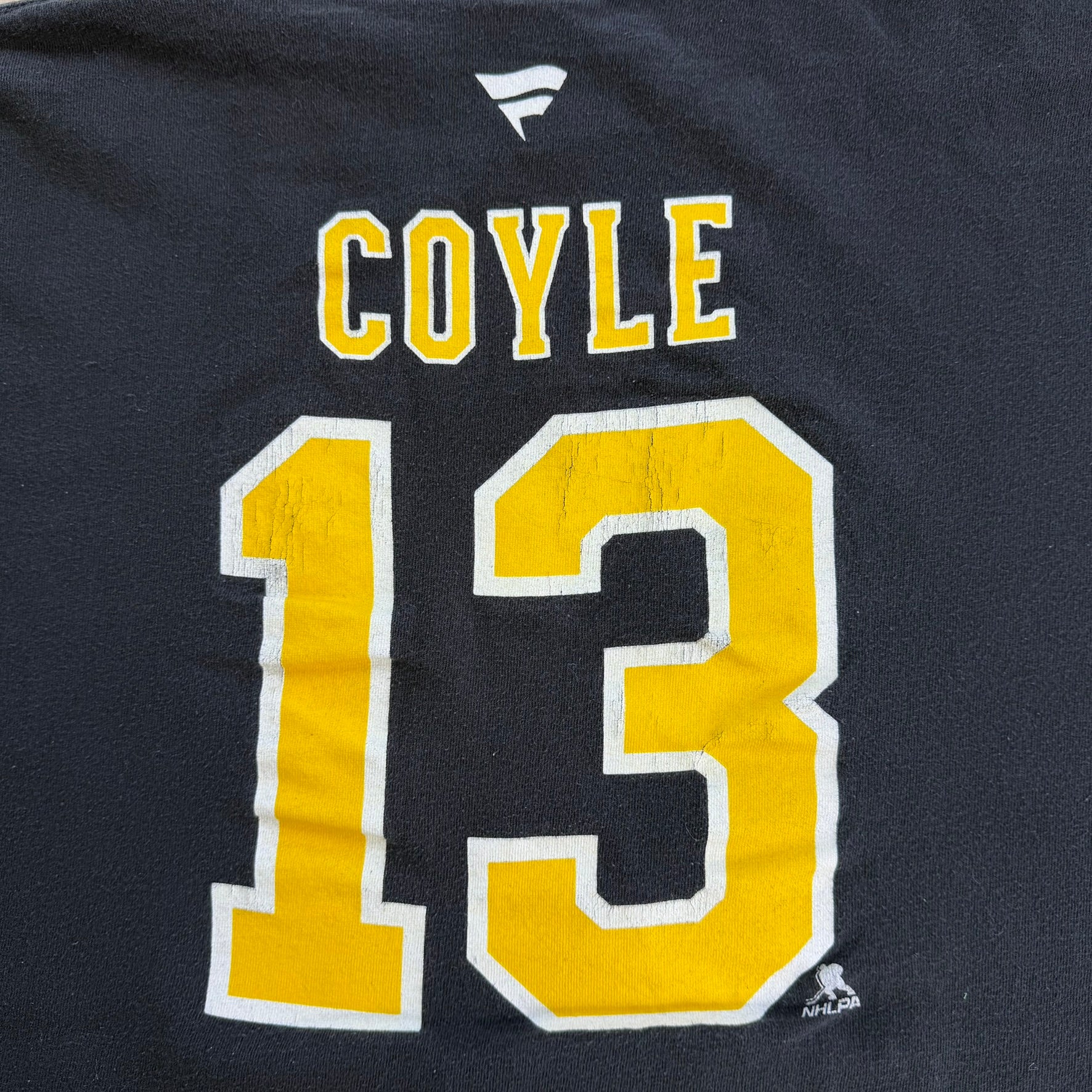 J- Boston Bruins Charlie Coyle NHL Fanatics Graphic Tee - 2XL