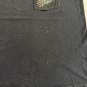Vintage '91 Harley Davidson New Jersey Graphic Made In USA Single Stitch Pocket Tee - L