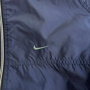 J- Vintage 90s Nike Embroidered Swoosh Lightweight Zip Up Jacket - L