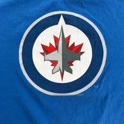 J- Vintage Winnipeg Jets NHL Logo Ringer Tee - XL