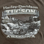Vintage '07 Harley Davidson Tucson Arizona Graphic Made In USA Tee - XL