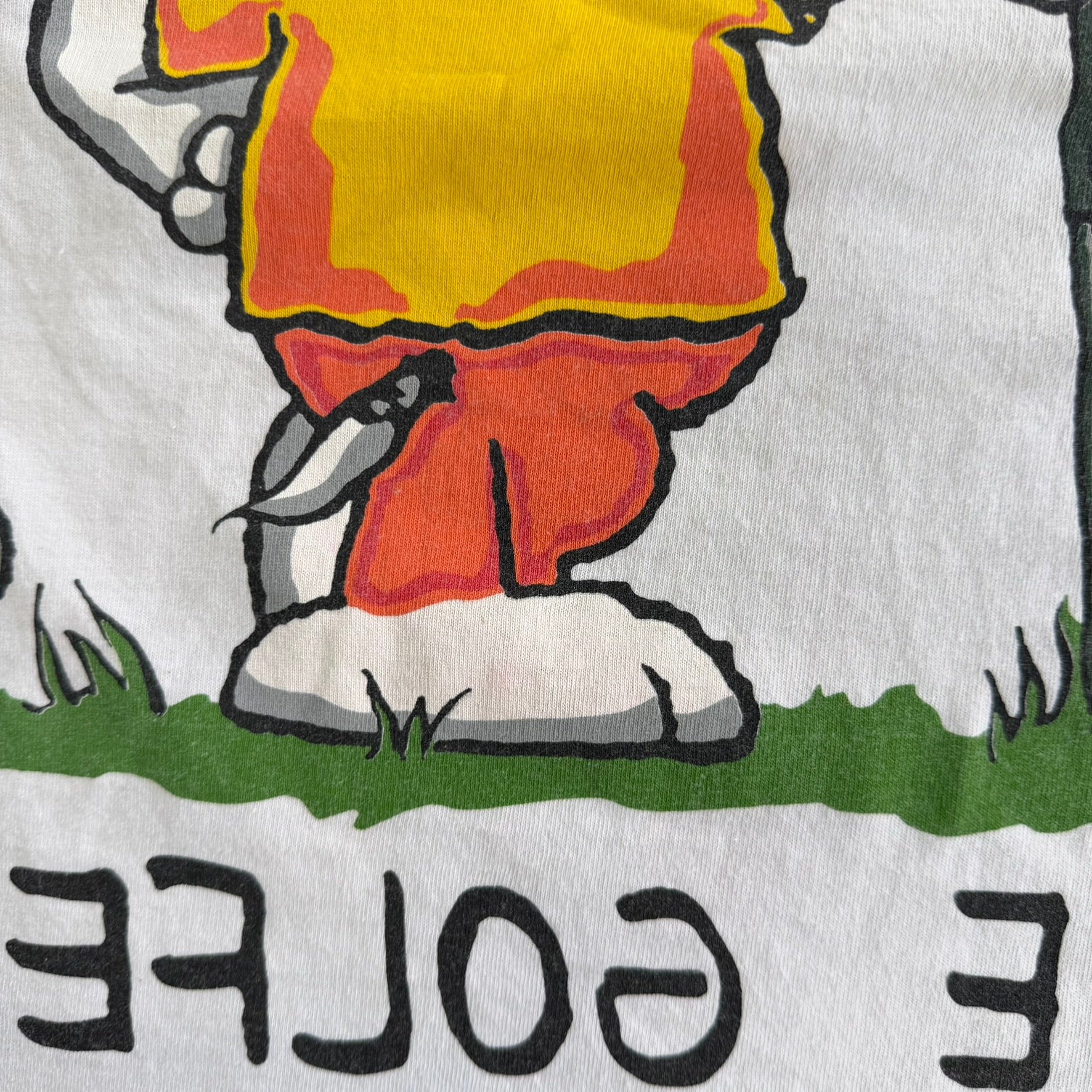 Vintage 90s Peanuts Snoopy Joe Golfer Graphic Made In USA Single Stitch Tee - L
