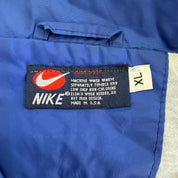 J- Vintage 90s Nike Embroidered Logo Made In USA Lightweight Zip Up Jacket - XL