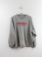Load image into Gallery viewer, Cornell University Embroidered Script Crewneck
