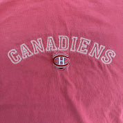 J- Vintage Montreal Canadiens NHL Embroidered Logo Tee - M