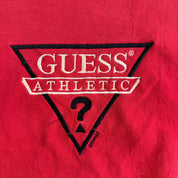 Vintage 90s Guess Sport USA Embroidered Text Made In USA Crewneck - L
