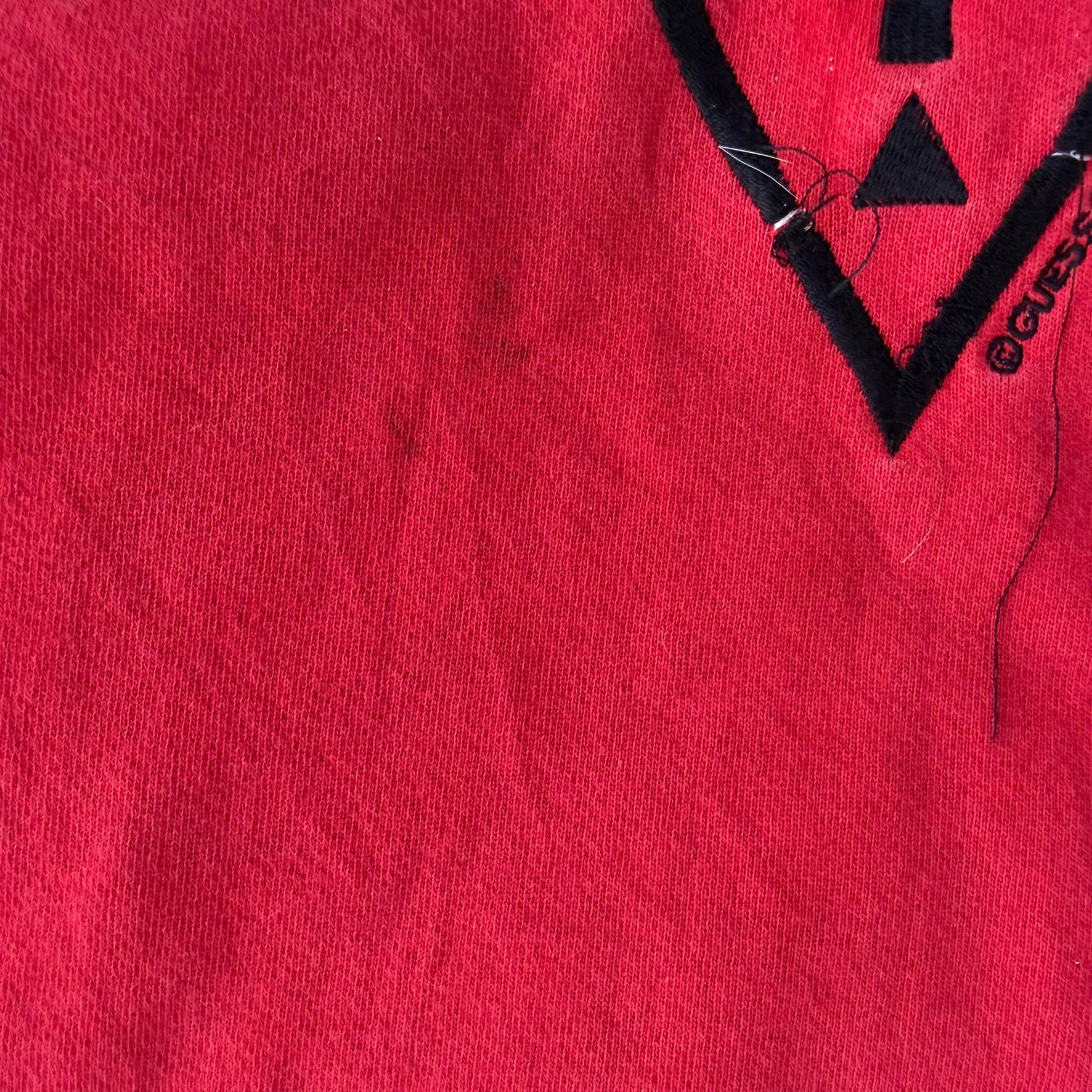 Vintage 90s Guess Sport USA Embroidered Text Made In USA Crewneck - L
