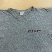 J- Vintage 80s Harvard Logo Champion Made In USA Single Stitch Tee - XL