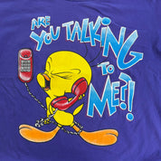 J- Vintage '98 Looney Tunes Tweety Bird Are You Talking To Me? Graphic Tee - 18w/20w