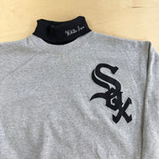 Vintage Chicago White Sox MLB Majestic Embroidered Logo Graphic Made In USA Turtle Crewneck - L