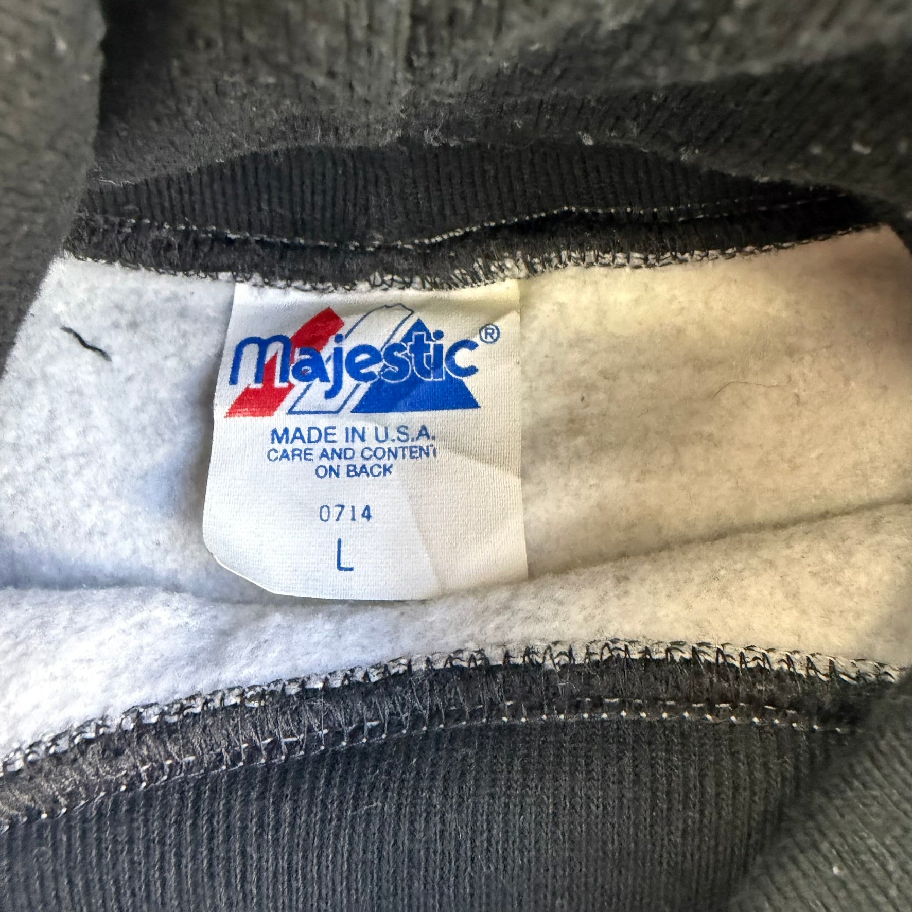 Vintage Chicago White Sox MLB Majestic Embroidered Logo Graphic Made In USA Turtle Crewneck - L