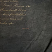 J- Vintage Boston Bruins NHL CCM Logo & Text Long Sleeve Tee - XL