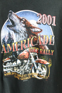 Vintage 2001 Americade Bike Rally NY Tee