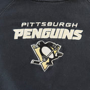 J- Vintage Pittsburgh Penguins NHL Reebok Embroidered Logo Hoodie - M