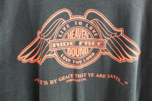 Vintage 2000 Ride Free To Eternal Life Biker Tee
