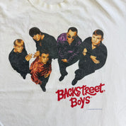 J- Vintage '98 Backstreet Boys Picture Graphic Winterland Tag Tee - XL